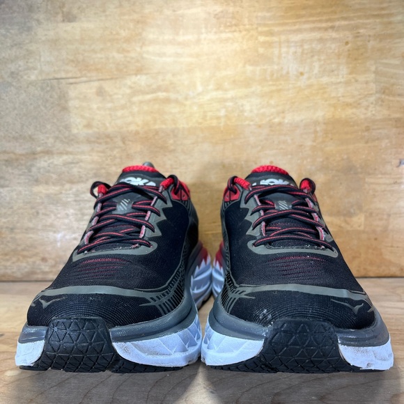 Hoka One One Bondi 5 Mens Size 10 Wide Running Shoes Sneakers Black Gray - Picture 2 of 9